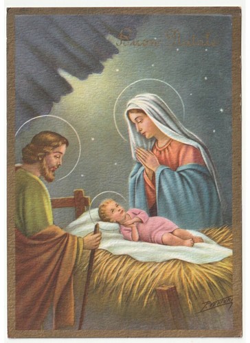 1959 cartolina religiosa