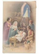 1955 cartolina religiosa Buon