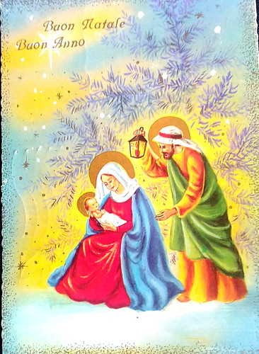 Cartolina buon natale - e,