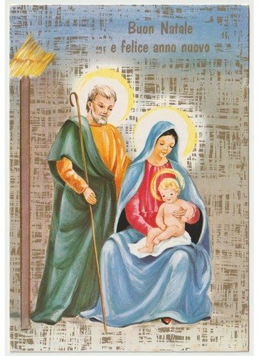 Cartolina religiosa auguri - religiosa, di