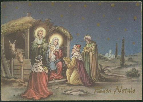 Augurale buon natale sacra - natale,