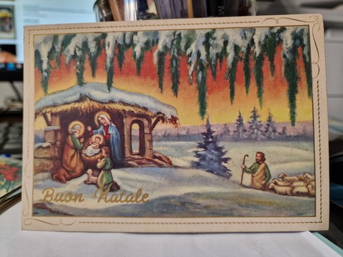 Cartolina buon natale - cartolina, sacra