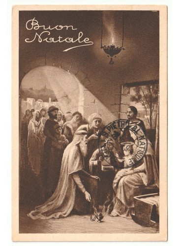 1949 cartolina religiosa buon - 1949,