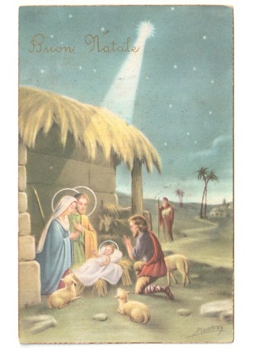 Buon natale cartolina - buon,