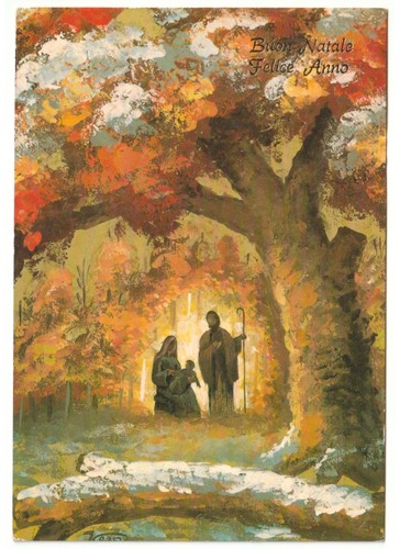 1983 cartolina vintage auguri