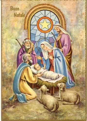 Augurale buon natale - natale, sacra