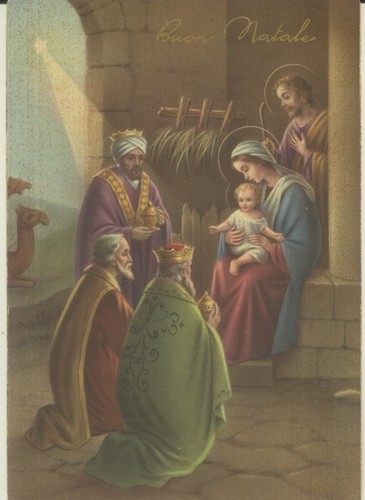 Augurale buon natale sacra - augurale,