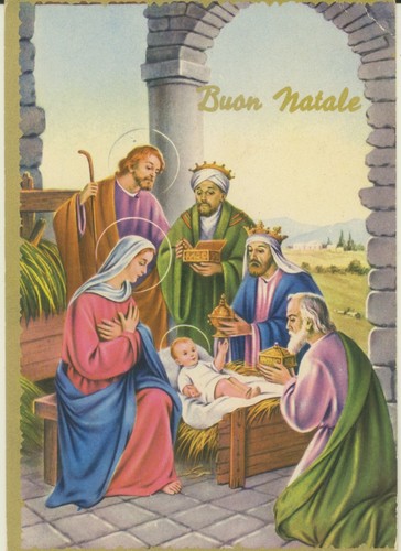 Augurale buon natale sacra - augurale,