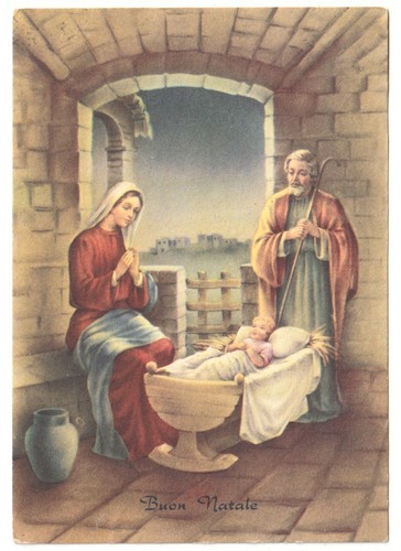 1964 buon natale cartolina - buon,