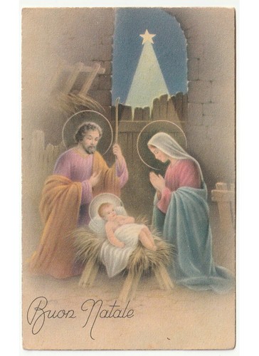 1952 cartolina religiosa buon - cartolina,