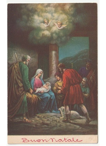 Buon natale cartolina - buon,