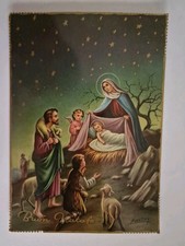 Cartolina Buon Natale Sacra