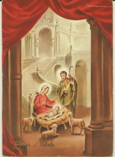 Augurale buon natale sacra - augurale,
