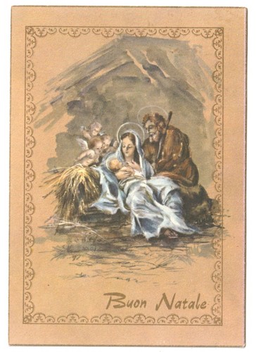 1966 buon natale cartolina - 1966,