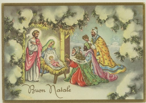 Augurale buon natale sacra - natale,