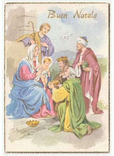 1965 cartolina religiosa