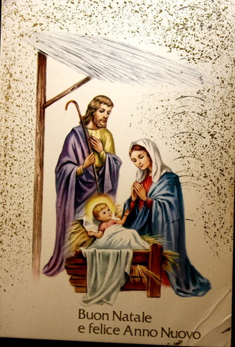 Cartolina augurale buon - cartolina,
